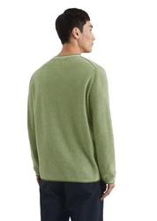 Marc O'Polo Rundhalspullover Grün/Khaki/Hellgrün/Dunkelgrün