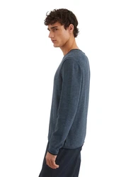 Marc O'Polo Rundhalspullover Blau/Grau/Hellblau/Dunkelblau