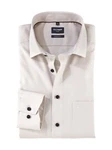OLYMP Langarmhemd Creme/Beige/Khaki/Braun