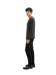 TOM TAILOR Denim Chinohose Schwarz/Khaki/Beige