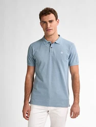 Petrol Industries Poloshirt Klassisches Poloshirt Blau/Hellblau