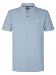 Petrol Industries Poloshirt Klassisches Poloshirt Blau/Hellblau