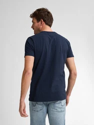 Petrol Industries T-Shirt 'Conch' Hellblau/Dunkelblau/Blau