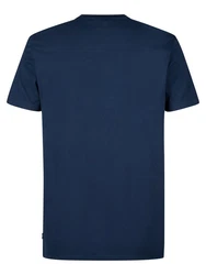 Petrol Industries T-Shirt 'Conch' Hellblau/Dunkelblau/Blau