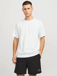 Jack & Jones Kurzarmshirt JCOCNZ T-SHIRT NOOS Weiß/Creme/Grau