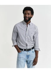 Gant Langarmhemd POPLIN Regular Fit Hellblau/Grau/Blau/Dunkelblau/Rot/Weiß/Braun