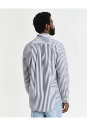 Gant Langarmhemd POPLIN Regular Fit Hellblau/Grau/Blau/Dunkelblau/Rot/Weiß/Braun