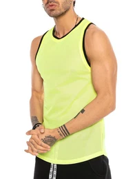 Muscleshirt Mesh Tanktop Atmungsaktives Sportshirt fr Training und Freizeit Schnelltrocknend