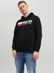Jack & Jones Plus Sweatshirt 'JJEcorp' Schwarz (6480)