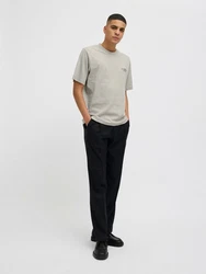 Jack & Jones Rundhalsshirt JPRBLACHAD BRANDING SS CREW NECK TEE Khaki/Grau