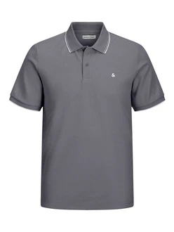 JACK & JONES Poloshirt JJEAUSTIN Dunkelgrau/Grau/Hellgrau/Dunkelblau JACK & JONES Poloshirt JJEAUSTIN Dunkelgrau/Grau/Hellgrau/Dunkelblau