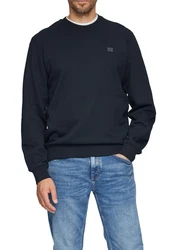 s.Oliver Langarmshirt Dunkelblau/Blau
