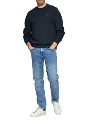 s.Oliver Langarmshirt Dunkelblau/Blau