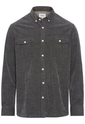 camel active Langarmhemd Dunkelgrau/Schwarz/Hellgrau/Grau