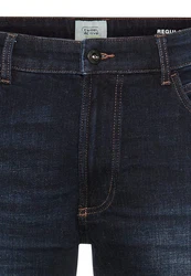 camel active 5-Pocket Jeans Regular Fit Dunkelblau