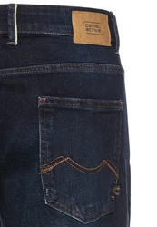 camel active 5-Pocket Jeans Regular Fit Dunkelblau