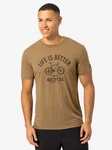 SUPER.NATURAL T-Shirt BETTER BIKE TEE Herren Braun/Khaki/Dunkelgrün