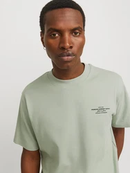 Jack & Jones Rundhalsshirt JPRBLACHAD BRANDING SS CREW NECK TEE Dunkelgrün/Grün/Hellgrün/Khaki