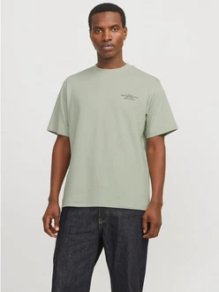 Jack & Jones Rundhalsshirt JPRBLACHAD BRANDING SS CREW NECK TEE Dunkelgrün/Grün/Hellgrün/Khaki Jack & Jones Rundhalsshirt JPRBLACHAD BRANDING SS CREW NECK TEE Dunkelgrün/Grün/Hellgrün/Khaki