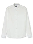 OLYMP Langarmhemd Casual Weiß/Grau/Creme