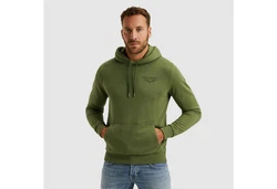 PME LEGEND Hoodie mit Logo Print Dunkelgrün/Grün