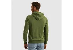 PME LEGEND Hoodie mit Logo Print Dunkelgrün/Grün