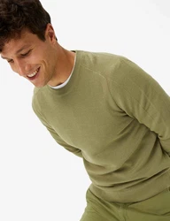 Brax Rundhalspullover Style ROY Salbeigrn