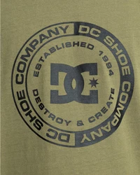 DC Shoes T-Shirt Corpo Dunkelgrün