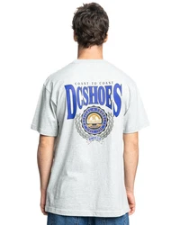 DC Shoes T-Shirt Members Only Grau/Blau/Hellblau