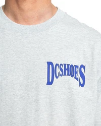 DC Shoes T-Shirt Members Only Grau/Blau/Hellblau