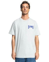 DC Shoes T-Shirt Members Only Grau/Blau/Hellblau