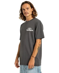 DC Shoes T-Shirt Stock Up Hellgrau/Dunkelgrau/Grau/Gelb