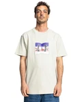 DC Shoes T-Shirt Metallic Star Khaki/Beige/Weiß