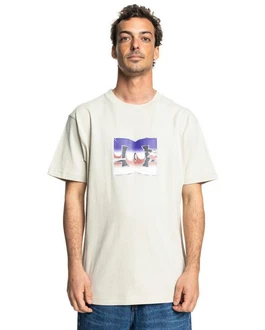 DC Shoes T-Shirt Metallic Star Khaki/Beige/Weiß DC Shoes T-Shirt Metallic Star Khaki/Beige/Weiß
