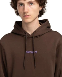 Element Hoodie Simple Logo Dunkelbraun/Braun/Khaki/Beige/Grau