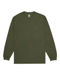 Element Langarmshirt Lowcase Dunkelgrün/Khaki/Grün