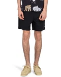 Element Shorts Valley Twill Schwarz/Dunkelblau/Beige