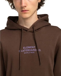 Element Hoodie Skateboard Co Dunkelbraun/Braun/Lila/Grau