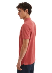Marc O'Polo Poloshirt Bio-Baumwoll-Stretch Rot