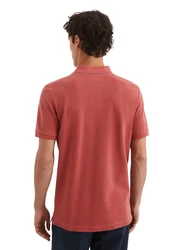 Marc O'Polo Poloshirt Bio-Baumwoll-Stretch Rot