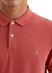 Marc O'Polo Poloshirt Bio-Baumwoll-Stretch Rot