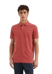Marc O'Polo Poloshirt Bio-Baumwoll-Stretch Rot