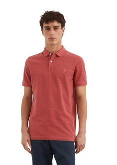 Marc O'Polo Poloshirt Bio-Baumwoll-Stretch Rot Marc O'Polo Poloshirt Bio-Baumwoll-Stretch Rot