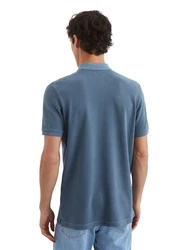 Marc O'Polo Poloshirt Bio-Baumwoll-Stretch Blau/Grau/Hellblau