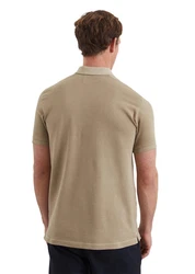 Marc O'Polo Poloshirt Bio-Baumwoll-Stretch Khaki/Beige