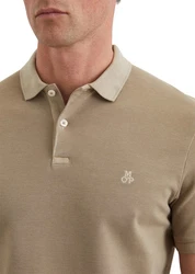 Marc O'Polo Poloshirt Bio-Baumwoll-Stretch Khaki/Beige