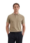Marc O'Polo Poloshirt Bio-Baumwoll-Stretch Khaki/Beige