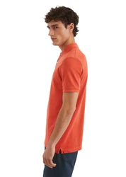 Marc O'Polo Poloshirt Bio-Baumwoll-Stretch Orange/Rot