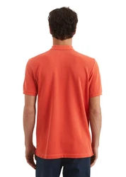 Marc O'Polo Poloshirt Bio-Baumwoll-Stretch Orange/Rot