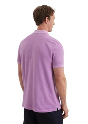 Marc O'Polo Poloshirt Bio-Baumwoll-Stretch Lila